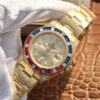 Rolex Submariner Golden Blue / Red Diamond Gold Dial 40mm