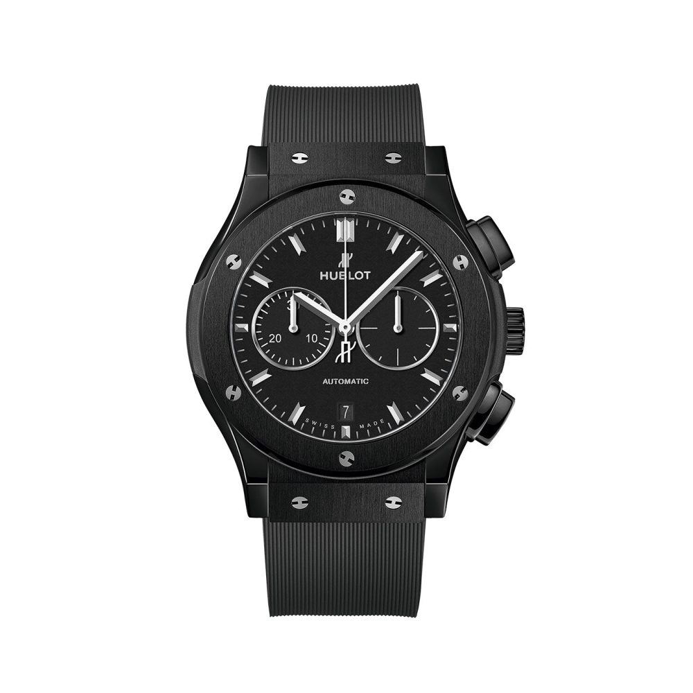 Unworn Hublot Classic Fusion Chronograph Black Magic Ref# 541.CM.1171.RX