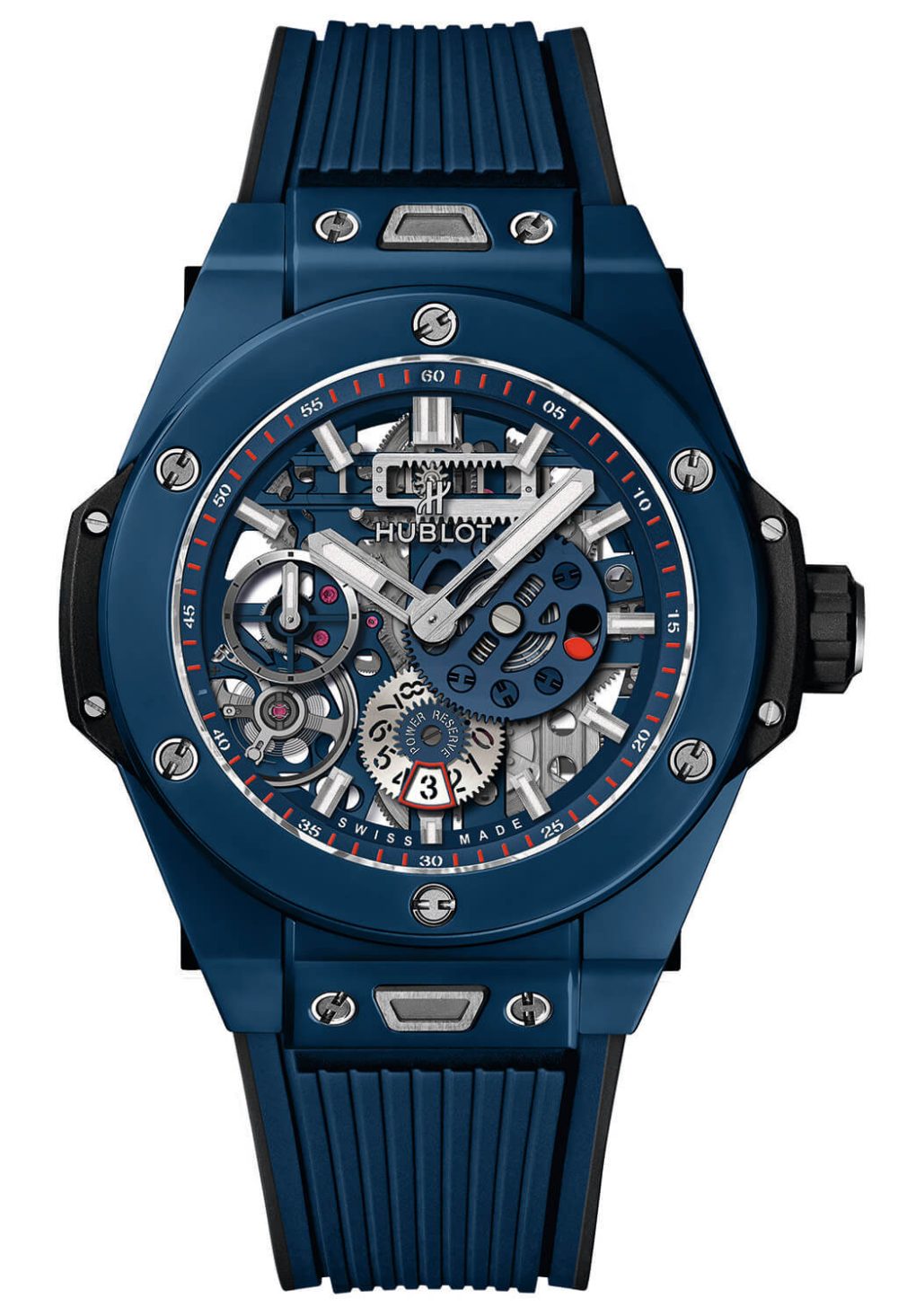 Hublot Big Bang Meca-10 Ceramic Blue 45mm, Ref# 414.EX.5123.RX