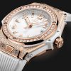 Hublot Big Bang ONE CLICK KING GOLD WHITE PAVÉ Ref# 485.OE.2080.RW.1604