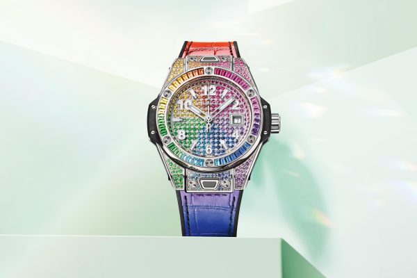 Hublot Big Bang ONE CLICK STEEL RAINBOW Ref# 485.SX.9900.LR.0999