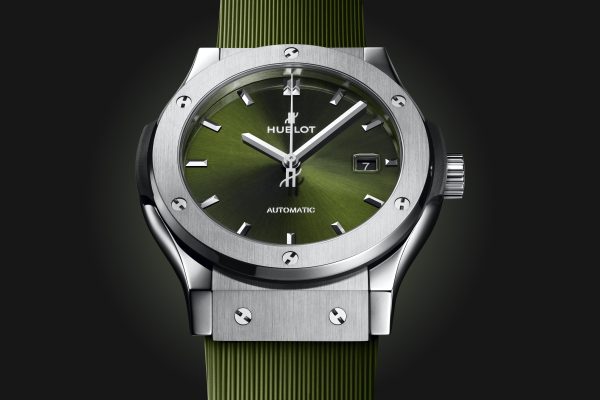 Hublot Classic Fusion Titanium Green Ref# 542.NX.8970.RX