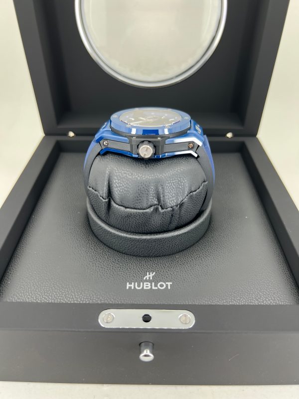 Hublot Big Bang Meca-10 Ceramic Blue 45mm, Ref# 414.EX.5123.RX