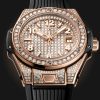 Hublot Big Bang ONE CLICK KING GOLD FULL PAVÉ Ref# 485.OX.9000.RX.1604