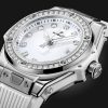 Hublot Big Bang ONE CLICK STEEL WHITE DIAMONDS Ref# 485.SE.2210.RW.1204