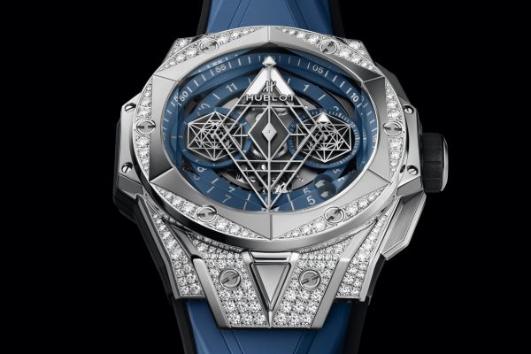 Hublot Big Bang SANG BLEU II TITANIUM BLUE PAVÉ Ref# 418.NX.5107.RX.1604.MXM20