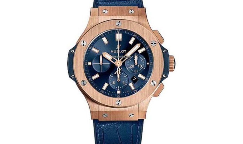 Hublot Big Bang Gold Blue 44mm, Ref# 301.PX.7180.LR