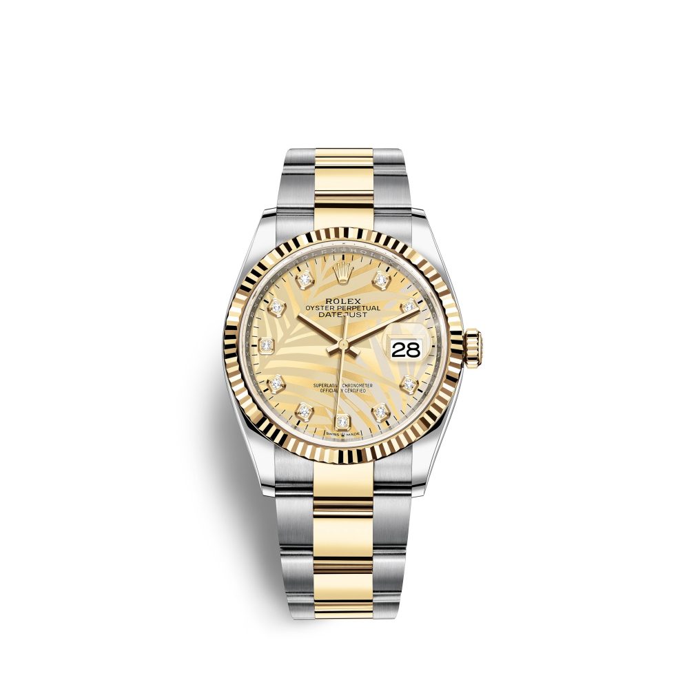 Rolex Datejust 36mm, Oystersteel and 18k Yellow Gold, Ref# 126233-0044