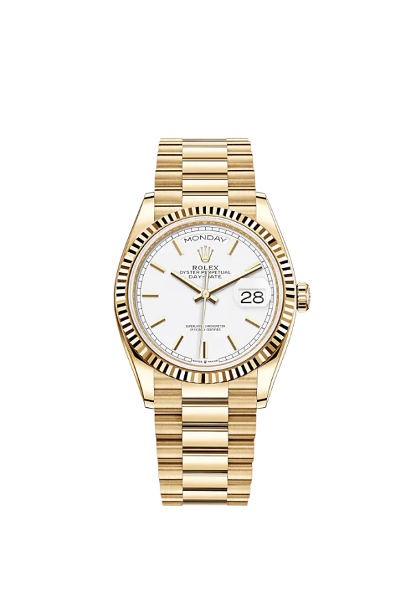 Rolex Day-Date, 36mm, 18k Yellow Gold, Ref# 128238-0081