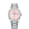 Rolex Day-Date, 36mm, Platinum and Diamonds, Ref# 128396tbr-0009