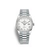 Rolex Day-Date, 36mm, Platinum and Diamonds, Ref# 128396tbr-0010