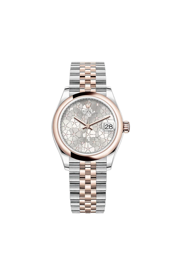 Rolex Datejust 31mm, Oystersteel and 18k Everose Gold and Diamonds, Ref# 278241-0032