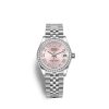 Rolex Datejust 31, Oystersteel, 18kt White Gold and diamonds, Ref# 278384RBR-0028