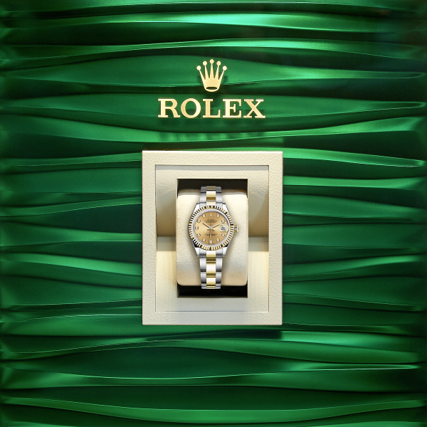 Rolex Lady-Datejust 28, Oystersteel and 18k Yellow Gold, Ref# 279173-0012