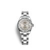 Rolex Lady-Datejust 28, Oystersteel and 18k White Gold, Ref# 279174-0008