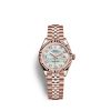 Rolex Lady-Datejust 28, 18k Everose Gold, Ref# 279175-0018