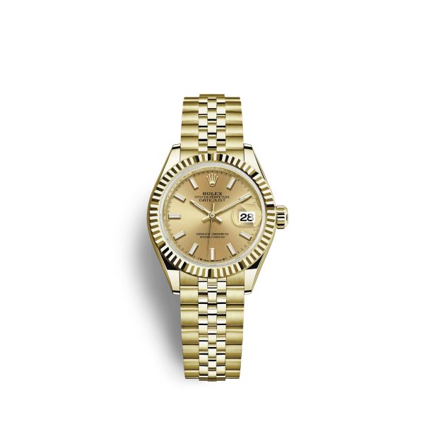 Rolex Lady-Datejust 28, 18k Yellow Gold, Ref# 279178-0003