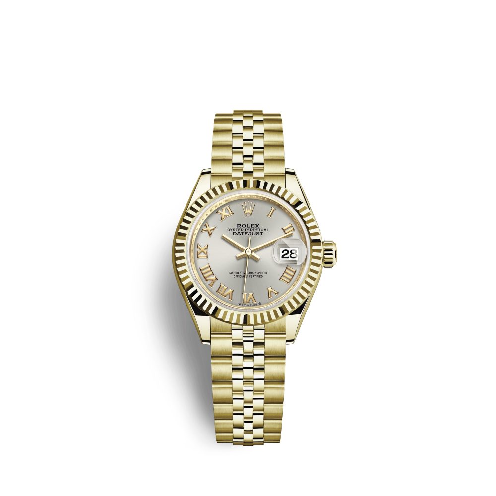 Rolex Lady-Datejust 28, 18k Yellow Gold, Ref# 279178-0021