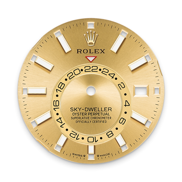 Rolex Sky-Dweller, 42mm, 18k Yellow Gold, Ref# 336238-0001