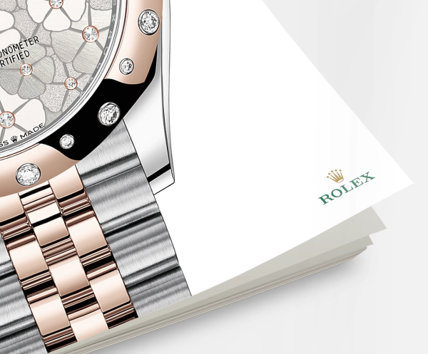 Rolex Datejust 31mm, Oystersteel and 18k Everose Gold with Diamonds, Ref# 278341rbr-0032