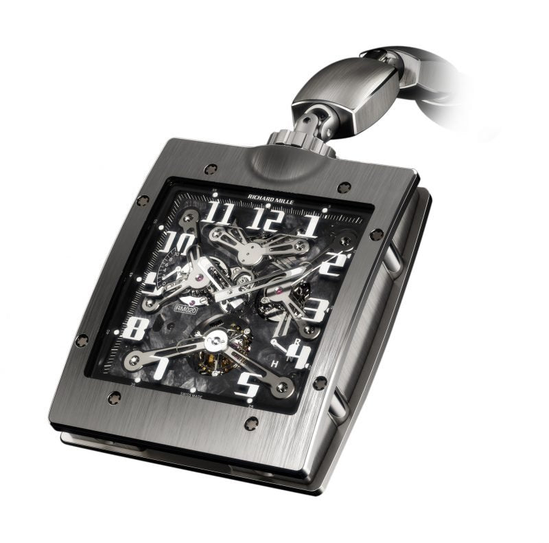 Richard Mille 020 Manual Winding Tourbillon Pocket Watch