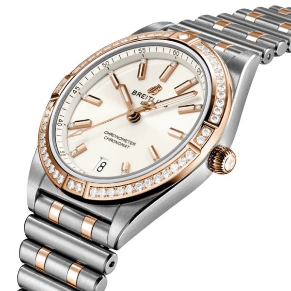 Breitling Chronomat Automatic 36 Stainless Steel & 18k Red Gold (Gem-set) Ref# U10380591A1U1