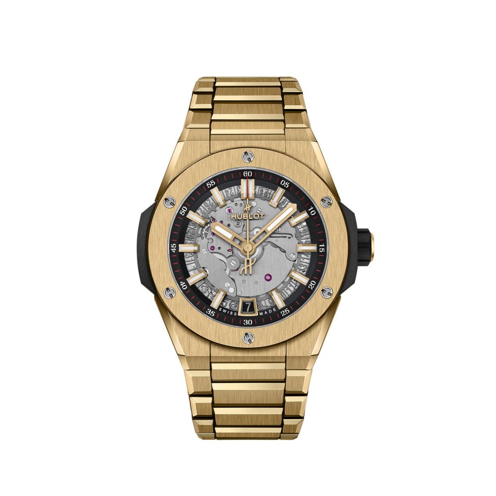 Hublot Big Bang INTEGRATED TIME ONLY YELLOW GOLD Ref# 456.VX.0130.VX