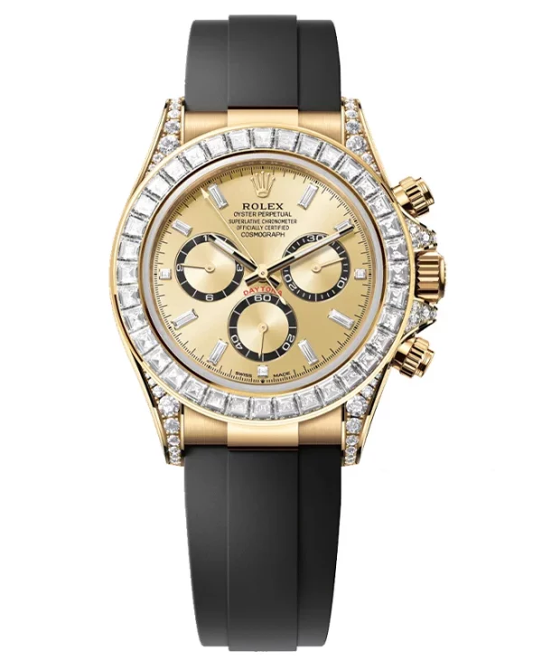 Rolex Cosmograph Daytona Oyster, 40 mm, yellow gold and diamondsReference 126538TBR