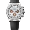 Rolex Cosmograph Daytona Oyster, 40 mm, white gold and diamondsReference 126589RBR