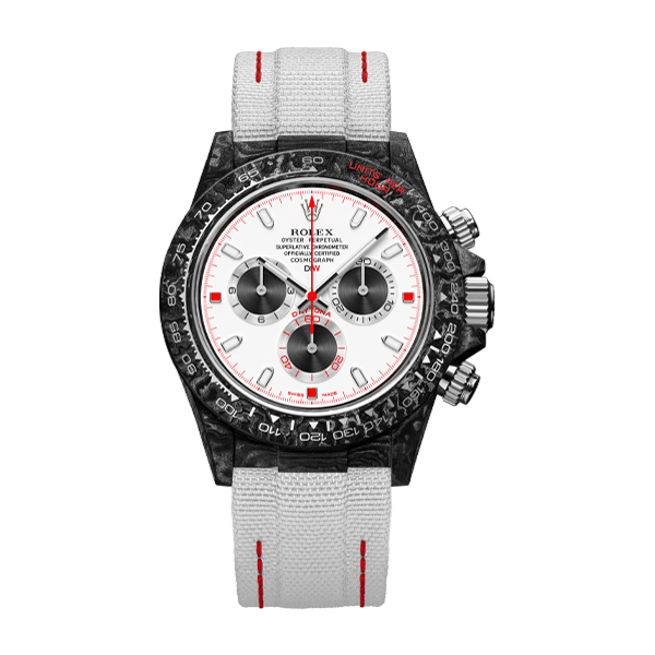 ROLEX Diw Daytona carbon speedster white 40mm oyster black