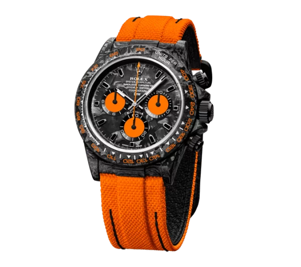 ROLEX Diw Daytona carbon orange edition 40mm oyster black