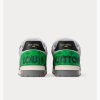 LV Trainer Grained Calf Leather With Monogram Canvas Black Green