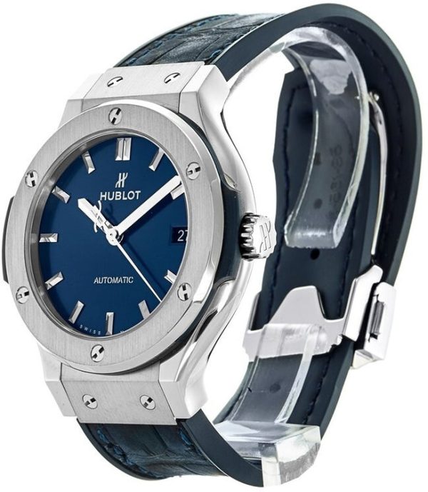 Hublot Classic Fusion Titanium Blue 38mm, Ref# 565.NX.7170.LR