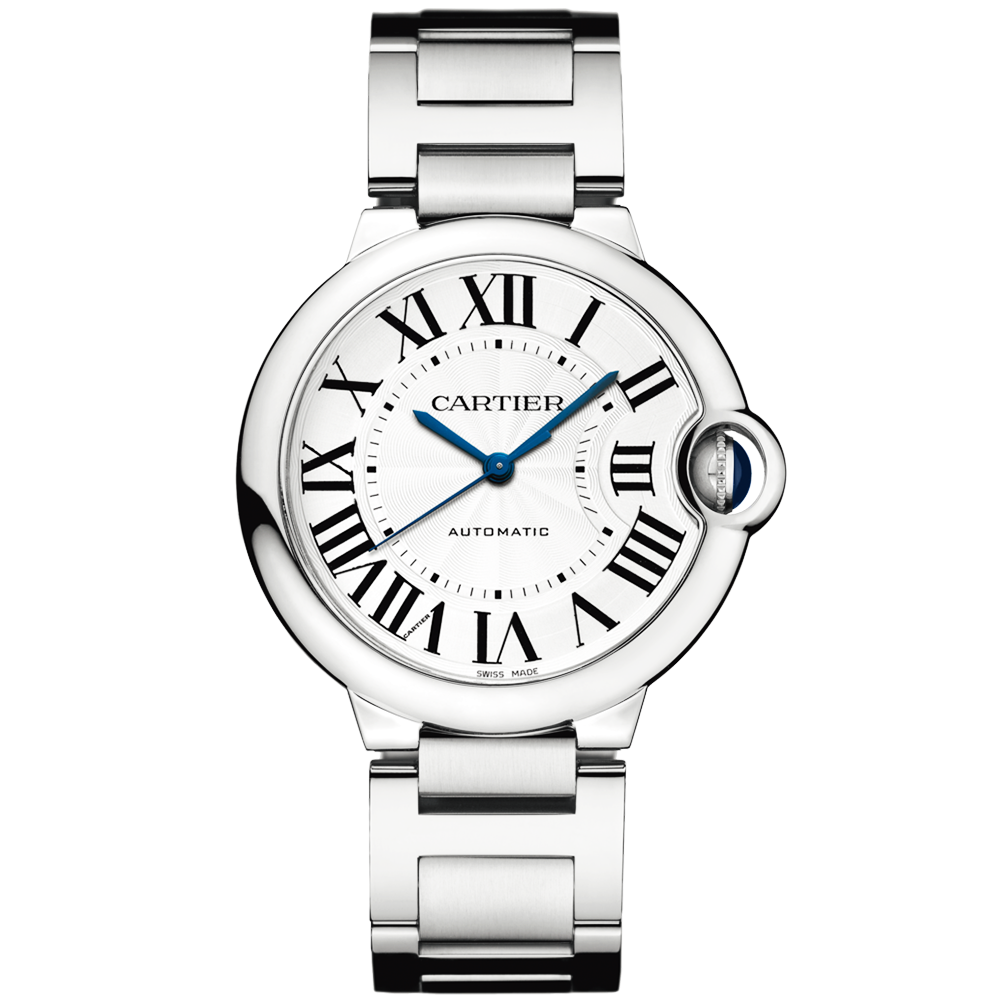 Ballon Bleu 36mm Silver Dial Automatic Bracelet Watch