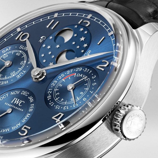 Portugieser Perpetual Calendar 44mm 18ct White Gold Blue Dial Watch