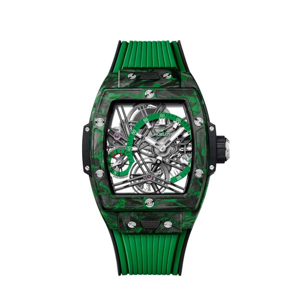 Hublot Spirit of Big Bang TOURBILLON CARBON GREEN Ref# 645.QG.5217.RX