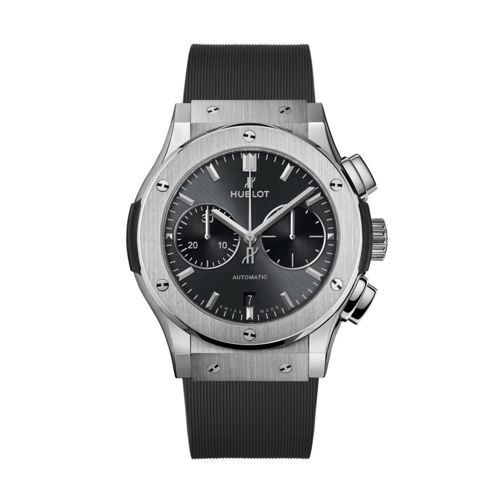 Hublot Classic Fusion Racing Grey Chronograph Titanium, 45mm, Ref# 521.NX.7071.RX