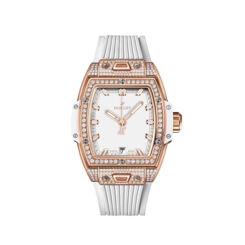 Hublot Spirit of Big Bang KING GOLD WHITE PAVÉ Ref# 662.OE.2080.RW.1604