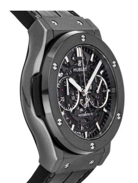 Hublot Classic Fusion Aerofusion Black Magic Chronograph 45mm, Ref# 525.CM.0170.LR