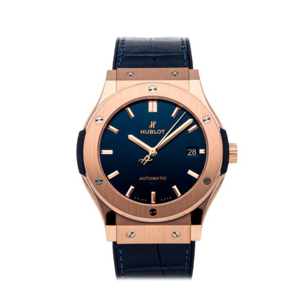 Hublot Classic Fusion King Gold Blue 45mm, Ref# 511.OX.7180.LR