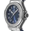 Hublot Big Bang, One Click Steel Blue Diamonds 39mm, Ref# 465.SX.7170.LR.1204