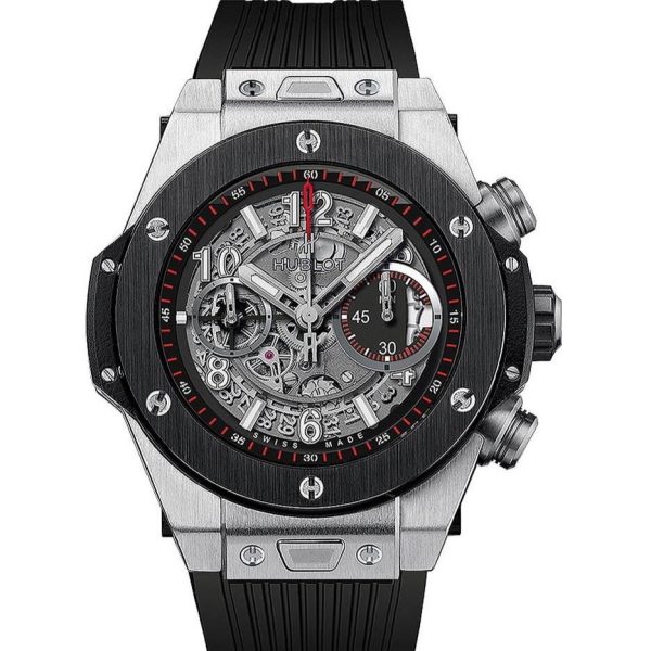 Hublot Big Bang, Unico Titanium Ceramic, 45mm, Ref# 411.NM.1170.RX