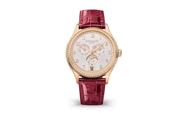 Patek Philippe Complication, 18k Rose Gold set with 155 diamonds (~1.34 ct), 38mm, Annual Calendar Ref# 4947R-001