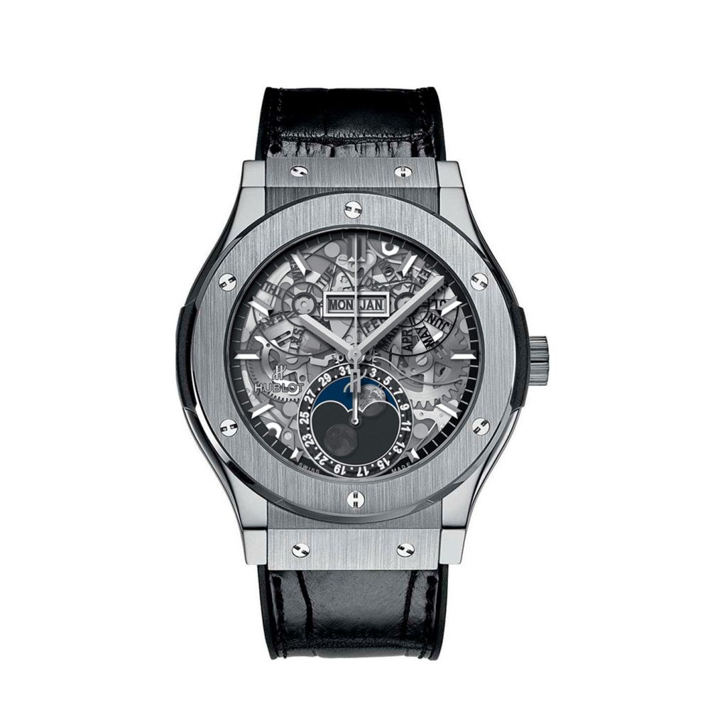 Hublot Classic Fusion Aerofusion Moonphase Titanium 45mm, Ref# 517.NX.0170.LR