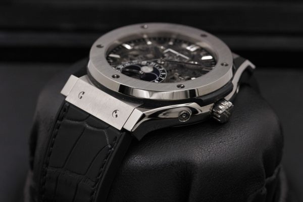 Hublot Classic Fusion Aerofusion Moonphase Titanium 45mm, Ref# 517.NX.0170.LR