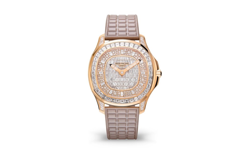 Patek Philippe Aquanaut Luce Haute Joaillerie, 18k Rose Gold with 313 diamonds ~7,9ct, 38,8mm, Ref# 5062/450R-001