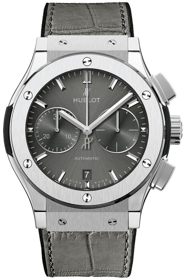 Hublot Classic Fusion Racing Grey Chronograph Titanium 45mm, Ref# 521.NX.7071.LR