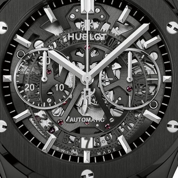 Hublot Classic Fusion Aerofusion Black Magic Chronograph 45mm, Ref# 525.CM.0170.RX