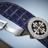 Patek Philippe Grand Complication, Platinum set with baguette diamonds and sapphires, 42mm, Ref# 5374/300P-001