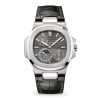 Patek Philippe Nautilus Date, Moon Phases Watch, 18k White Gold, 40mm, Ref# 5712G-001